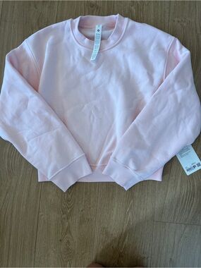 lululemon athletica Light Pink Crewneck Sweatshirt